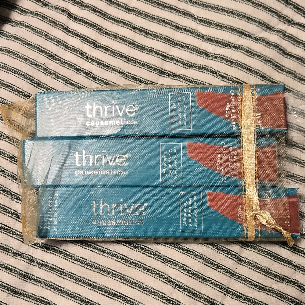 3 New Thrive Causemetics Empower Matte Lipstick Crayon In Ruth